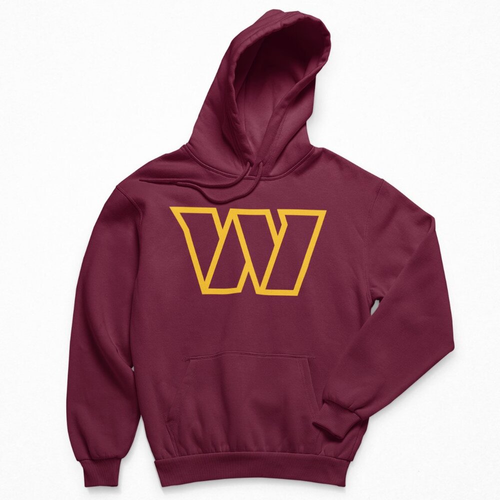 NEW Washington Commanders Team Color Pop W Fleece Pullover Hoodie MAROON